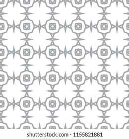 Seamless vector pattern in geometric ornamental style