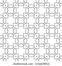 Seamless vector pattern in geometric ornamental style