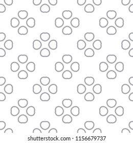 Seamless vector pattern in geometric ornamental style