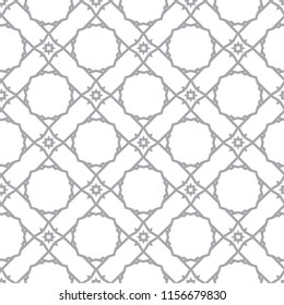 Seamless vector pattern in geometric ornamental style
