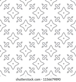 Seamless vector pattern in geometric ornamental style
