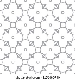 Seamless vector pattern in geometric ornamental style