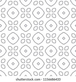 Seamless vector pattern in geometric ornamental style