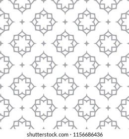 Seamless vector pattern in geometric ornamental style