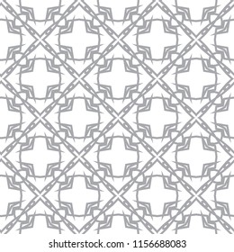Seamless vector pattern in geometric ornamental style