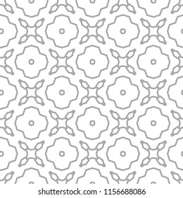 Seamless vector pattern in geometric ornamental style