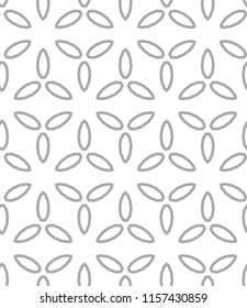 Seamless vector pattern in geometric ornamental style