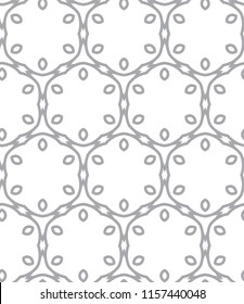 Seamless vector pattern in geometric ornamental style