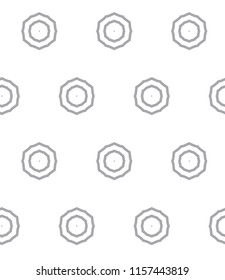 Seamless vector pattern in geometric ornamental style