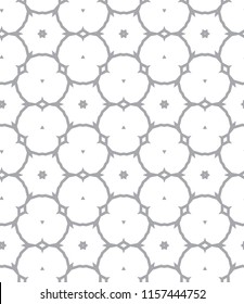 Seamless vector pattern in geometric ornamental style
