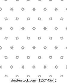 Seamless vector pattern in geometric ornamental style