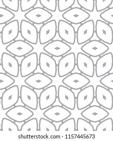 Seamless vector pattern in geometric ornamental style
