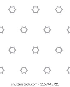 Seamless vector pattern in geometric ornamental style