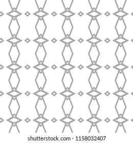 Seamless vector pattern in geometric ornamental style