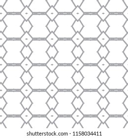 Seamless vector pattern in geometric ornamental style