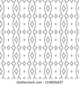 Seamless vector pattern in geometric ornamental style