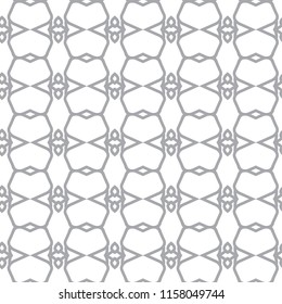 Seamless vector pattern in geometric ornamental style