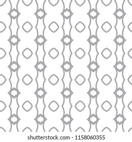 Seamless vector pattern in geometric ornamental style