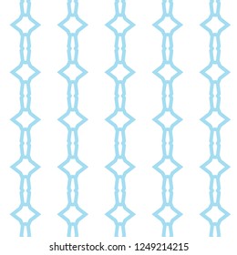 Seamless vector pattern in geometric ornamental style
