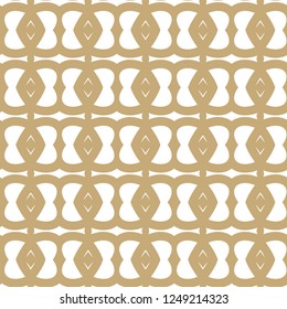 Seamless vector pattern in geometric ornamental style