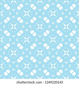 Seamless vector pattern in geometric ornamental style