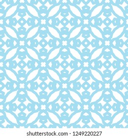 Seamless vector pattern in geometric ornamental style