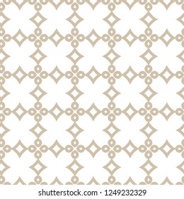 Seamless vector pattern in geometric ornamental style