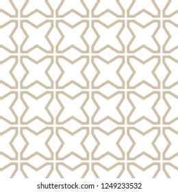 Seamless vector pattern in geometric ornamental style