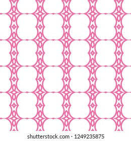 Seamless vector pattern in geometric ornamental style