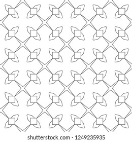 Seamless vector pattern in geometric ornamental style