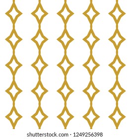 Seamless vector pattern in geometric ornamental style