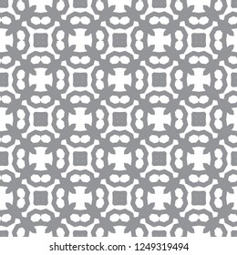 Seamless vector pattern in geometric ornamental style