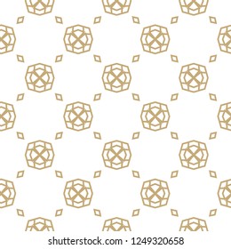 Seamless vector pattern in geometric ornamental style Seamless vector pattern in geometric ornamental style
