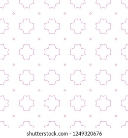 Seamless vector pattern in geometric ornamental style