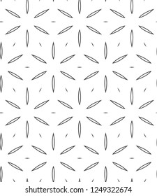 Seamless vector pattern in geometric ornamental style