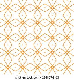 Seamless vector pattern in geometric ornamental style