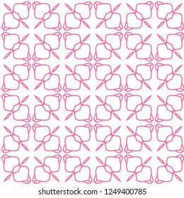Seamless vector pattern in geometric ornamental style