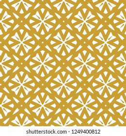 Seamless vector pattern in geometric ornamental style