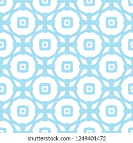 Seamless vector pattern in geometric ornamental style