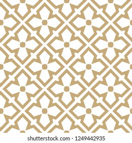 Seamless vector pattern in geometric ornamental style