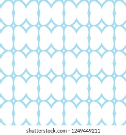 Seamless vector pattern in geometric ornamental style