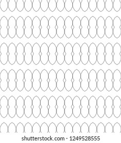 Seamless vector pattern in geometric ornamental style