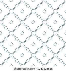 Seamless vector pattern in geometric ornamental style