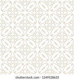 Seamless vector pattern in geometric ornamental style