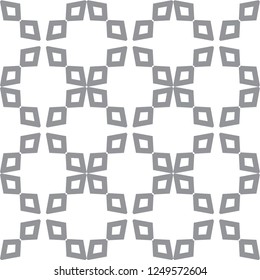 Seamless vector pattern in geometric ornamental style