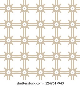 Seamless vector pattern in geometric ornamental style