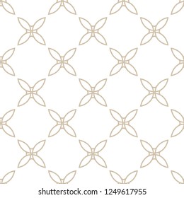 Seamless vector pattern in geometric ornamental style