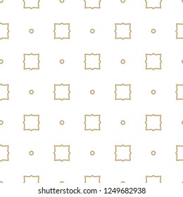 Seamless vector pattern in geometric ornamental style