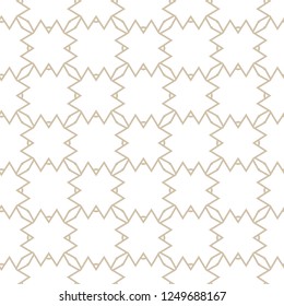 Seamless vector pattern in geometric ornamental style