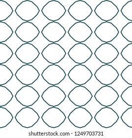 Seamless vector pattern in geometric ornamental style